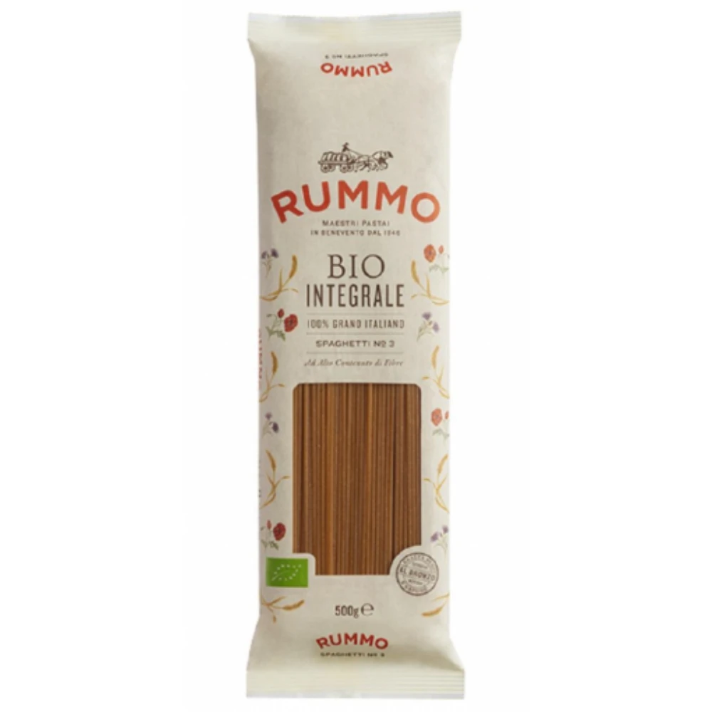 Rummo Organic Whole Wheat Spaghetti No:3 500 Gr – Martenzo